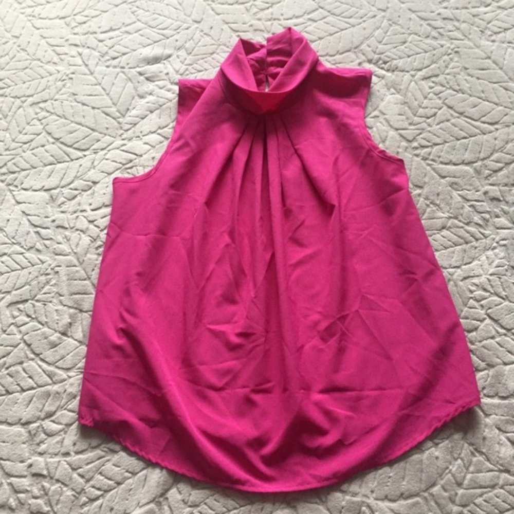 Dressy high neck shirt